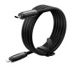 Кабель Hoco Type-C to Lightning Prize charging data cable U136 |1m, 27W| black