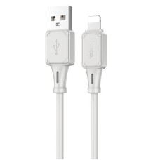 Кабель HOCO lightning Assistant silicone charging data cable X101 |1m, 2.4A| black