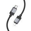 Кабель HOCO Type-C to Lightning Honorific PD charging data cable X110 |1m, 27W| black