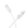 Кабель HOCO Type-C to Lightning Energy PD charging data cable X114 |1m, 27W/3A| white