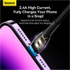 Кабель Baseus Lightning Glimmer Series Fast Charging Data Cable |2m, 2.4A| black