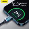 Кабель Baseus Type-C to Lightning Crystal Shine Series Fast Charging Data Cable |2m, 20W| black