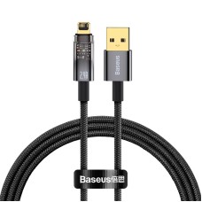 Кабель Baseus Lightning Explorer Series Auto Power-Off Fast Charging Data Cable |1m, 2.4A| black