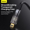 Кабель Baseus Lightning Explorer Series Auto Power-Off Fast Charging Data Cable |1m, 2.4A| black