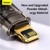 Кабель Baseus Lightning Explorer Series Auto Power-Off Fast Charging Data Cable |1m, 2.4A| black