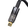 Кабель Baseus Lightning Explorer Series Auto Power-Off Fast Charging Data Cable |1m, 2.4A| black