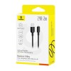 Кабель Baseus Lightning Silky Series Fast Charging Cable |2.4A, 2m| black