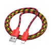 Кабель HOCO Lightning Meridian charging data cable X116 |1m, 2.4A| red