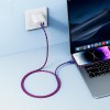 Кабель HOCO Type-C Lightning Meridian PD charging data cable X116 |1m, 27W| purple