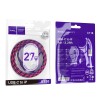 Кабель HOCO Type-C Lightning Meridian PD charging data cable X116 |1m, 27W| purple