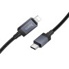 Кабель HOCO Type-C to Lightning Generous PD charging data cable with display X118 |1m, 27W| black