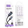 Кабель HOCO Type-C to Lightning Generous PD charging data cable with display X118 |1m, 27W| black