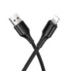 Кабель HOCO Lightning Beneficio charging data cable X120 |1m, 2.4A| black