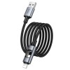 Кабель HOCO Lightning New charging data cable U144 |1.2m, 2.4A| black