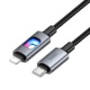 Кабель HOCO Type-C to Lightning New PD charging data cable U144 |1.2m, 27W| black
