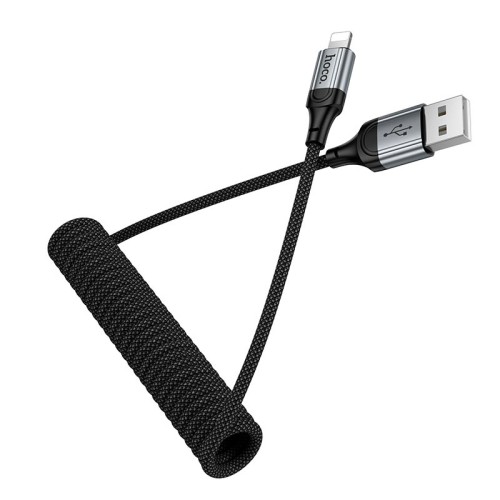 Кабель HOCO Lightning Nuevo charging data cable X121 |1.5m, 2.4A| black