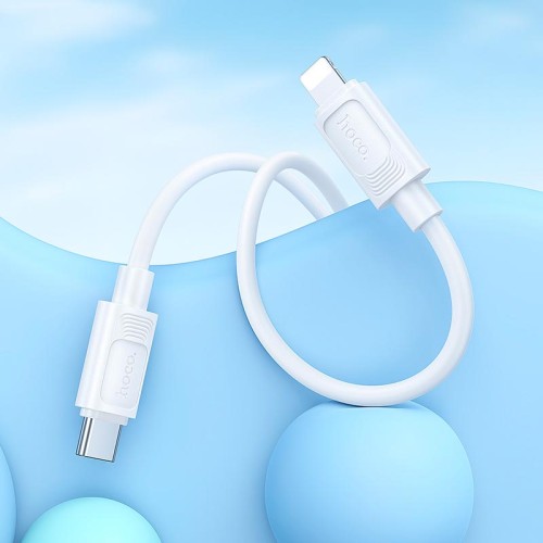 Кабель HOCO C to Lightning Benefit PD silicone charging data cable X122 |1m, 27W| black