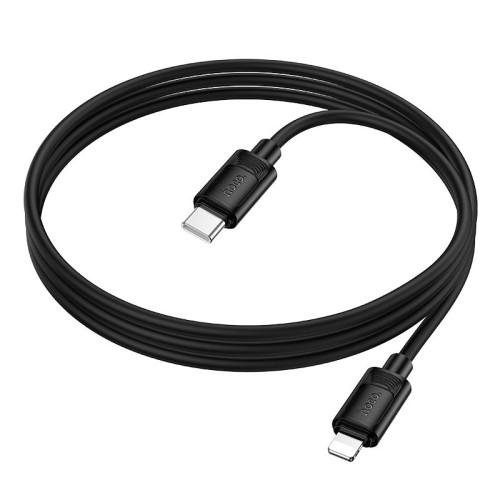 Кабель HOCO C to Lightning Benefit PD silicone charging data cable X122 |1m, 27W| white