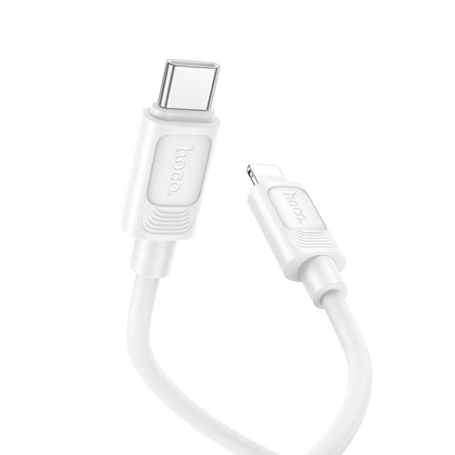 Кабель HOCO C to Lightning Benefit PD silicone charging data cable X122 |1m, 27W| white