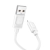 Кабель HOCO Lightning Benefit silicone charging data cable X122 |1m, 2.4A| black