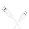 Кабель HOCO Lightning Bien silicone charging data cable X124 |1m, 2.4A| white
