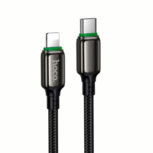 Кабель HOCO C to Lightning Exceed PD charging data cable X127 |1m, 30W| black