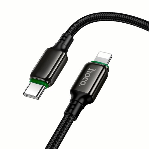 Кабель HOCO C to Lightning Exceed PD charging data cable X127 |1m, 30W| black