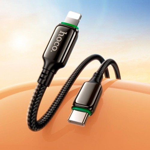 Кабель HOCO C to Lightning Exceed PD charging data cable X127 |1m, 30W| black