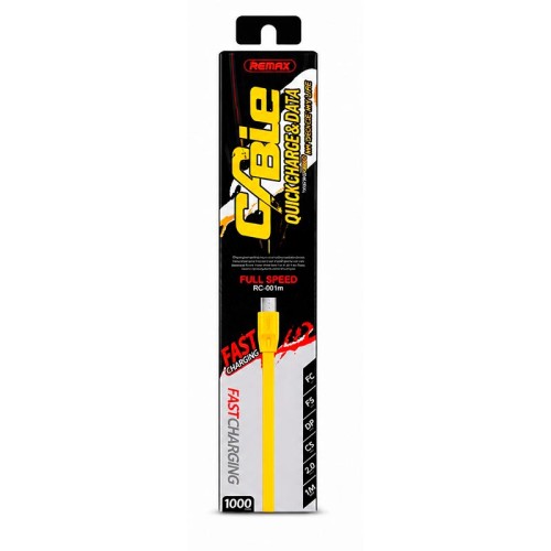 Кабель Micro USB REMAX Full Speed RC-001m |1M| black