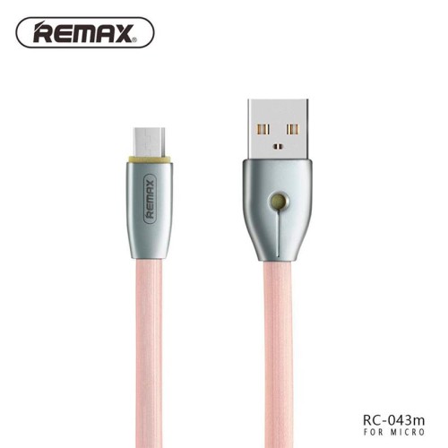 Кабель Micro USB REMAX Knight RC-043m silver-rose