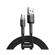 Кабель Micro USB BASEUS cafule |2.4A, 1M| (CAMKLF-B91) black