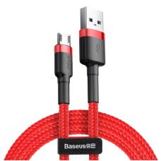 Кабель Micro USB BASEUS cafule |2.4A, 1M| (CAMKLF-B91) red