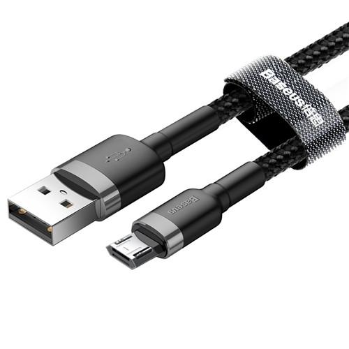 Кабель Micro USB BASEUS cafule |1.5A, 2M| (CAMKLF-CG1) black