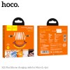 Кабель HOCO Micro USB Silicone X21 Plus |2M, 2.4A| black-white