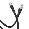 Кабель HOCO Micro USB Angel silicone charging data cable X53 |1m, 2.4A| black
