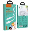 Кабель Hoco Micro USB Airy silicone charging data cable X58 |1m, 2.4A| white