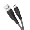 Кабель Hoco Micro USB Airy silicone charging data cable X58 |1m, 2.4A| white
