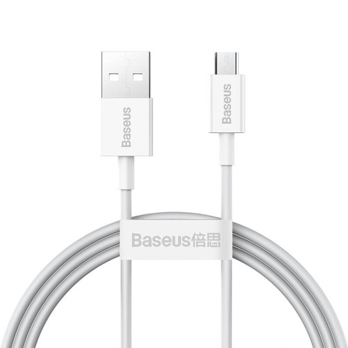 Кабель BASEUS Micro USB Superior Series Fast Charging |1m, 2A| (CAMYS-02) white