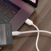 Кабель BOROFONE Micro USB Harmony silicone charging data cable BX55 |1m, 2.4A| white