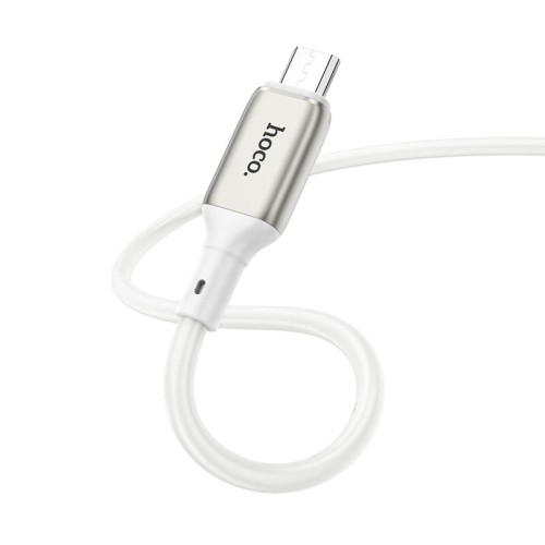 Кабель Hoco Micro USB Howdy charging data cable X66 |1m, 2.4A| white