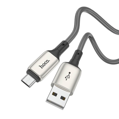 Кабель Hoco Micro USB Howdy charging data cable X66 |1m, 2.4A| white