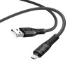 Кабель Hoco Micro USB Nano silicone charging data cable X67 |1m, 2.4A| white