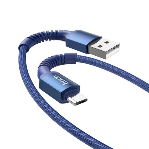 Кабель Hoco Micro USB Especial charging data cable for X71 |1m, 2.4A| black
