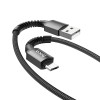 Кабель Hoco Micro USB Especial charging data cable for X71 |1m, 2.4A| blue