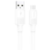 Кабель Hoco Micro USB Solid charging data cable X84 |1M, 2.4A| white