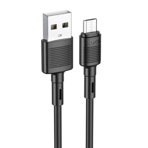 Кабель HOCO Micro USB Victory charging data cable X83 |1m, 2.4A| white