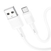 Кабель HOCO Micro USB Victory charging data cable X83 |1m, 2.4A| white