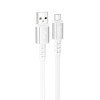 Кабель Hoco Micro USB Strength charging data cable X85 |1m, 2.4A| white