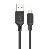 Кабель HOCO Micro USB Cool silicone charging data cable X90 |1m, 2.4A| white