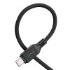 Кабель HOCO Micro USB Cool silicone charging data cable X90 |1m, 2.4A| white